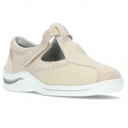 DIABETISCHE MEDIUMSCHOENEN 0766  BEIGE
