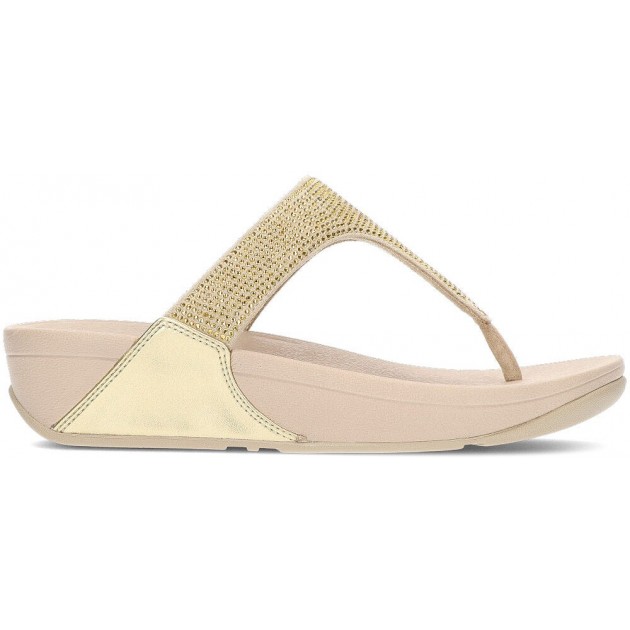 LULU KRISTALLEN VERSIERDE FITFLOP SANDALEN PLATINO LULU KRISTALLEN VERSIERDE FITFLOP SANDALEN PLATINO