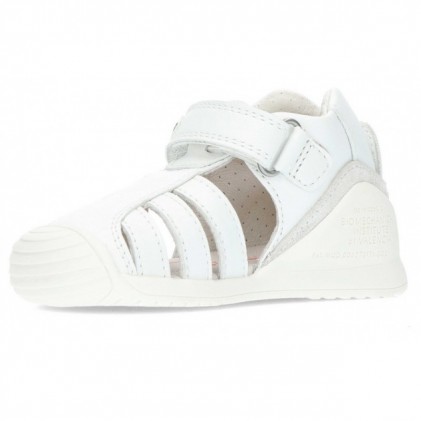 BIOMECANICS GESLOTEN SANDALEN 222143  WHITE