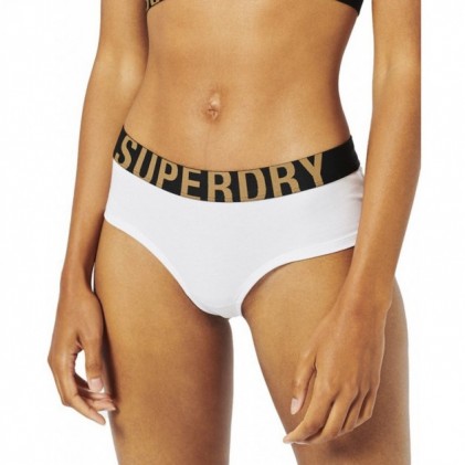 SUPERDRY SLIPJE W3110355A HIPSTER BRIEF  WHITE