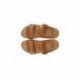 FITFLOP LULU VERSTELBARE SANDALEN MET RUGBANDEN  TAN