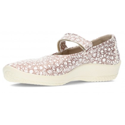 ARCOPEDISCHE ELASTISCHE BALLERINA'S 4043  WHITE