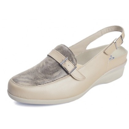 DTORRES SANDALIA CERRADA ANATOMICA PARA PLANTILLAS  BEIGE