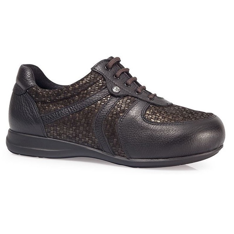 SCHOENEN CALZAMEDI DIABETISCHE ELASTISCHE SCHOP W  MARRON