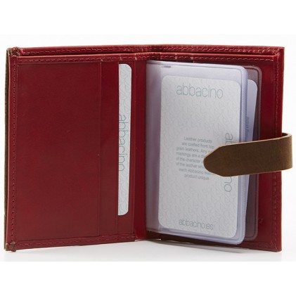 ABBACINO WALLET MONDRAGO  ROJO