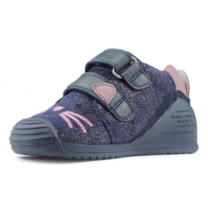 BOTINES BIOMECANICS BEBE LUNA  AZUL_MARINO