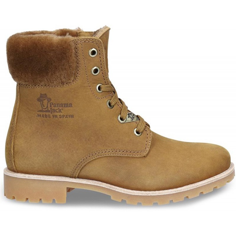 BOTAS BAIXAS PANAMA JACK PANAMA03IGLOOW VINTAGE_OCRE