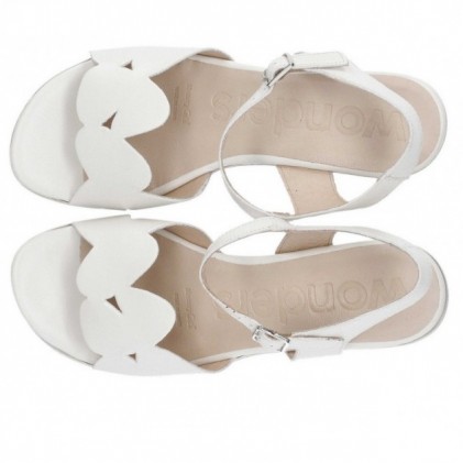 SANDÁLIA WONDERS F5880 PERGAMENA OFF_WHITE