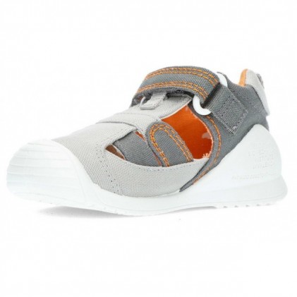 SANDÁLIAS BIOMECÂNICA BABY COMBI 222182-A GRIS