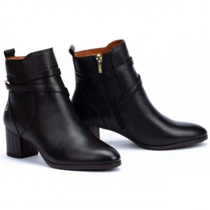 PIKOLINOS CALAFAT W1Z-8841 ANKLE BOOTS BLACK