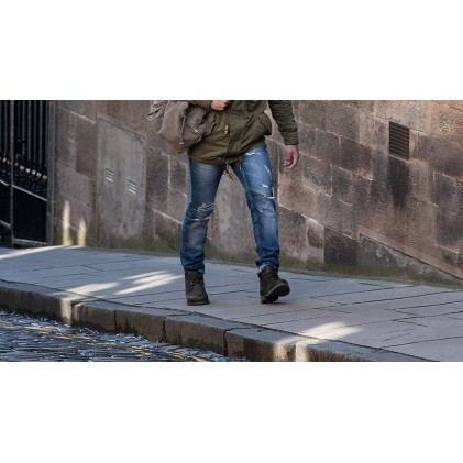 BOTAS PANAMA JACK M ANKLE BLACK
