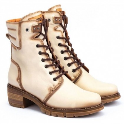 PIKOLINOS SAN SEBASTIA W1T-8812 ANKLE BOOTS MARFIL