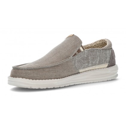 SHOES DUDE THAD D1119 CHAMBRAY_WALNUT