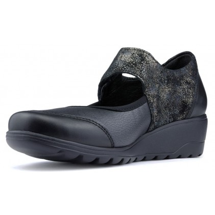 MEPHISTO BATHILDA MANOLETINS BLACK