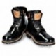 BOTAS BAIXAS PANAMA JACK PANAMA03IGLOOW BLACK_PATENT