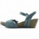 INTERBIOS W Sandal mulher anatômica confortável JEANS