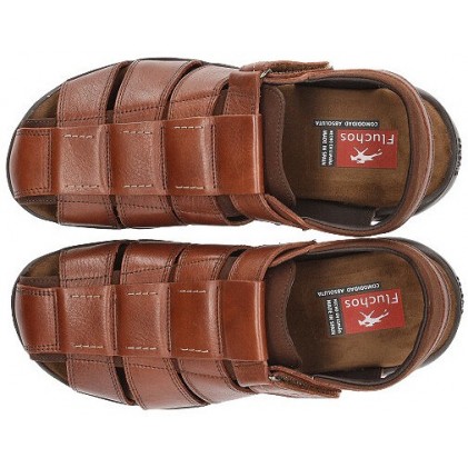 FLUCHOS F0533 DOZER SALVATE DE SANDÁLIAS MASCULINAS MARRON