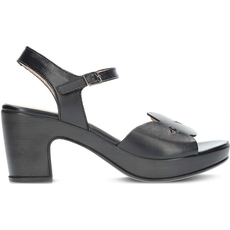 SANDÁLIA WONDERS F5880 PERGAMENA NEGRO