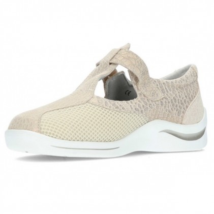 SAPATOS MÉDIOS DIABÉTICOS 0766 BEIGE