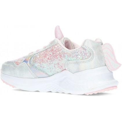TÊNIS CONGUITOS UNICÓRNIO COM LUZ NV126109 WHITE_PINK