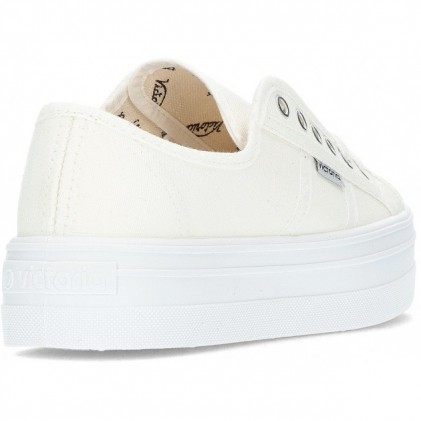 TÊNIS FEMININO DE LONA VICTORIA 109200 BLANCO