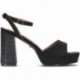 SANDÁLIA MARIAMARE COM SALTO DIAMANTE 68341 BLACK