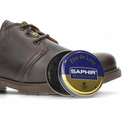 CERA PARA SAPATOS COM COURO LISO SAPHIR AVEL16320 DARK_BROWN