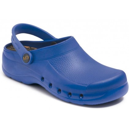 CALZAMEDI ZUECO SANITARIO PVC COMODO Y ANATOMICO UNISEX  AZUL